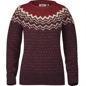 Fjällräven Ãvik Knit Sweater Womens, Dark Garnet